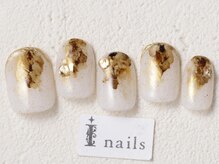 アイネイルズ 渋谷店(I nails)/インクミラーフレンチ