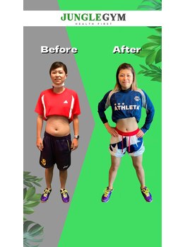 ジャングルジム(JUNGLE GYM)/20代女性before after♪