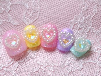 フェルタム バイ アリスボーテ 渋谷(Feltam by Arys beaute)/カラフルハートパール