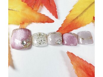 ラヴィネイル 京都駅前店 クレア(La Vie Nail claire)/2024秋冬フットNEWサンプル