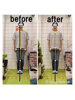 上本町骨盤整体院グッド/「整体による姿勢の変化」