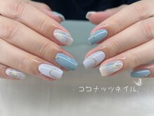 ココナッツネイル/ニュアンスネイル