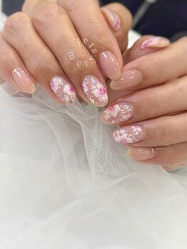 エムクリスタル(M-crystal)の写真/抜群の似合わせ提案力と高い技術が自慢！SNSで話題の艶膜ワンホンからこだわりの持込デザインまで対応♪