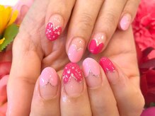 ネイルサロン サクラ(SAKURA)/ハートフレンチ