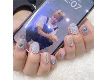 バベル 京橋店(Babel)/ブルーネイル ¥8000＋追加