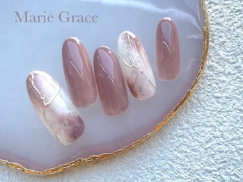 マリグレース 自由が丘(MarieGrace)/大理石ネイル