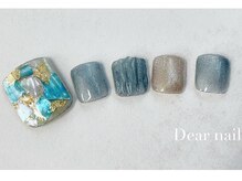 ディア ネイル(Dear nail)/フットシェル埋め尽くし