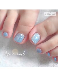 フット・水面アート♪