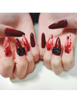 ラウ(Lau)/ハロウィンネイル