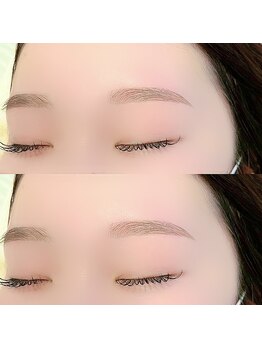 アンジュ 麻布十番店(ANGE)の写真/【麻布十番☆NewOpen!】お顔の印象は眉毛で決まる☆骨格に合わせて"似合う眉"へ仕上げる美眉スタイリング♪