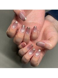 華やかマグネットネイル/ミラー