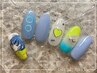 【推しネイル/チップ作成】キャラアート1本デザイン¥11500