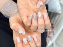 スノーフレーク(Snowflake)/7月季節定額デザイン☆