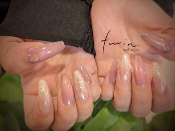 ツイン(twin.)/マグネットネイル×オプ有