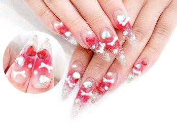 ネイルコレクション ピンク(Nail Collection Pink)/リボン☆ガーリー☆ハート