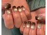 【Jr.ネイリスト】《HAND》オフ込　カラーグラデーション　￥4500