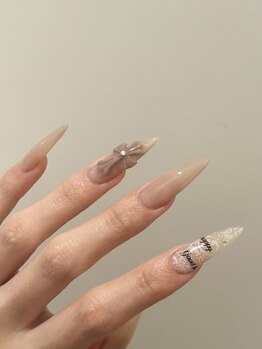 ムーイ 外苑前(mooi.)/beige chrome × lace