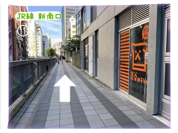 ヴィア 東京 渋谷店(Via)/サロンまでの行き方~JR新南口~
