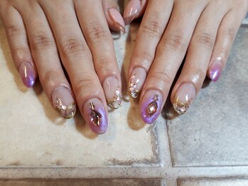 パステル(PASTEL)/パープルカラーネイル☆