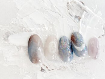 ヨロ(YOLO)/マーブル／ニュアンス/しずく