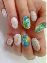 ネイルサロン ティアラリュクス 市川北口店(Tiara Luxe)/爽やかなニュアンスネイル