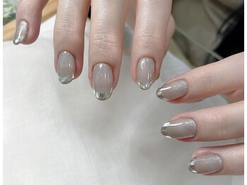 08ネイル(08 nail&school)/ガラスフレンチ☆