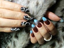 シュガーネイル(sugar nail)/個性派アシメネイル