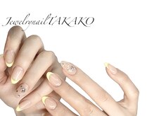 ジュエリーネイル タカコ(Jewelry nail TAKAKO)/人気のフレンチネイル