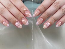 ココナッツネイル/フレンチネイル