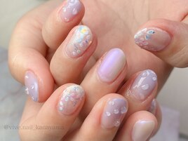 お花もしずくアートネイル☆