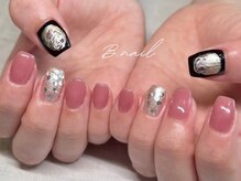 ビーネイル 名古屋志賀本通(B.nail)/ニュアンス定額 simple art/定額