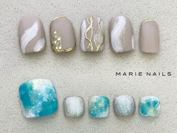 マリーネイルズ 横浜店(MARIE NAILS)の写真/★初回オフ無料！オフ代込みのデザインはリーズナブル＆ハイセンス！１week保証もついているので安心です♪