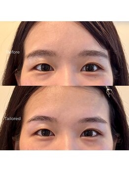 サン ヘアーアンドメイク(Sa N.HAIR&MAKE)の写真/【大阪北浜】業界希少◇「やりすぎない」が、一番似合う。自分だけの眉を仕立てるテーラリング◎