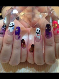 ハロウィンネイル