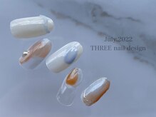 スリー(THREE)/July.2022/nail design