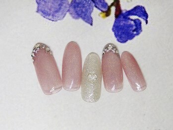 ネイルライフ(NailLife)/キラキラフレンチ