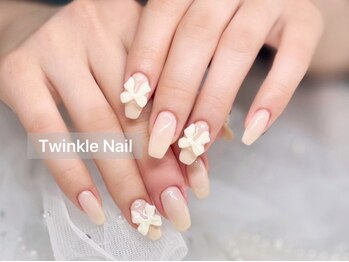 ツィンクルネイル(Twinkle Nail)/リボンネイル