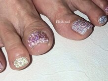 ジュエ ネイルスタジオ(jouer nailstudio.)/Foot Flash Nail