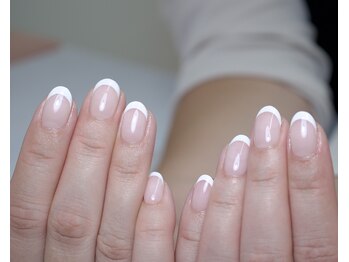 フレンチネイル オフィスピンク