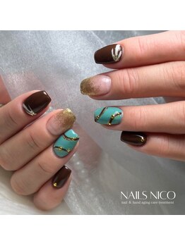 ネイルズニコ(Nails nico)/バレンタインネイル