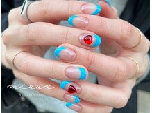 ミュー(mieux)/水色フレンチ