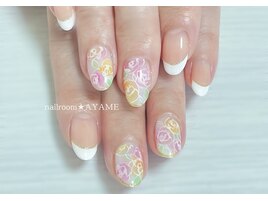 フレンチ×フラワーアート
