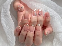 ミキネイルサロン(MiKi Nail Salon)/ミラーフレンチ¥7980