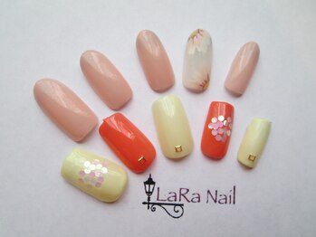 ララネイル(LaRa Nail)/定額～パールコース～￥6.480