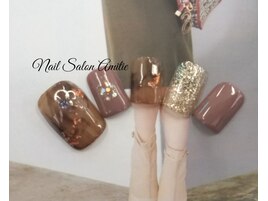 ニュアンス大人カラーfootネイル