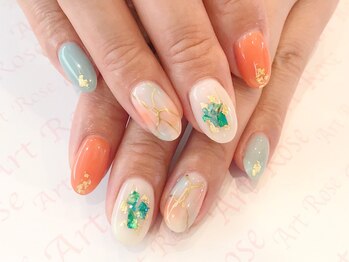 ネイルサロンアンドネイルスクールアートローズ 町田店(Art Rose)/シェルネイル