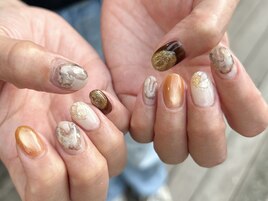 くすみ秋カラー