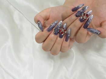 縁/マグネットネイル