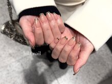ルラネイル(lula nail)/ガラスフレンチネイル¥9,900