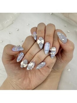 チェックネイル/りお